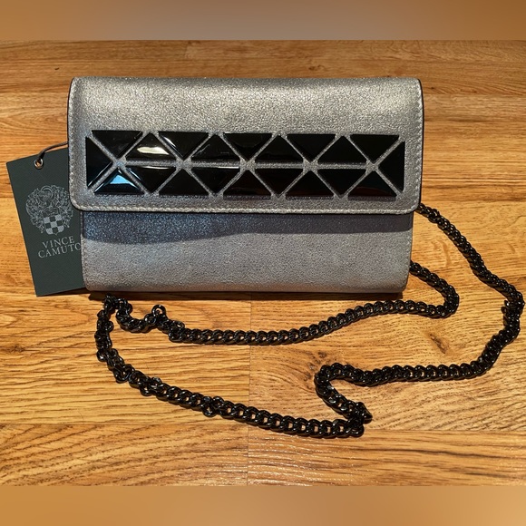 Vince Camuto Mosaic Fit Leather Crossbody Bag - Picture 3 of 14